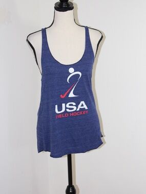 American Apparel, Navy USA Field Hockey Graphic Tank top